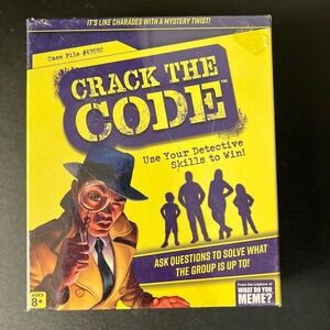 Crack the Code – What Do You MEME? Kids/Family Mystery Game New Sealed